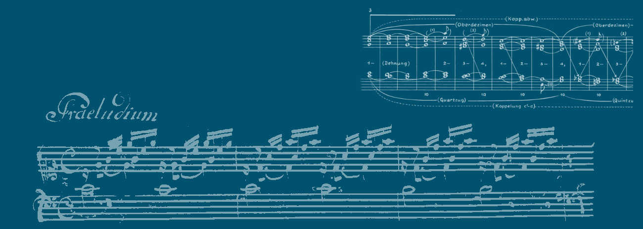 Notenmanuskript Präludium