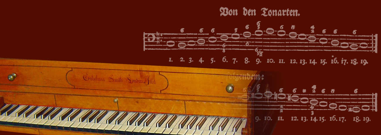 Historisches Tasteninstrument – Von den Tonarten